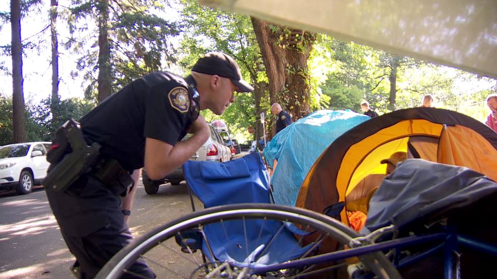 Portland Police Explain Homeless Camp Sweeps Blanchet House