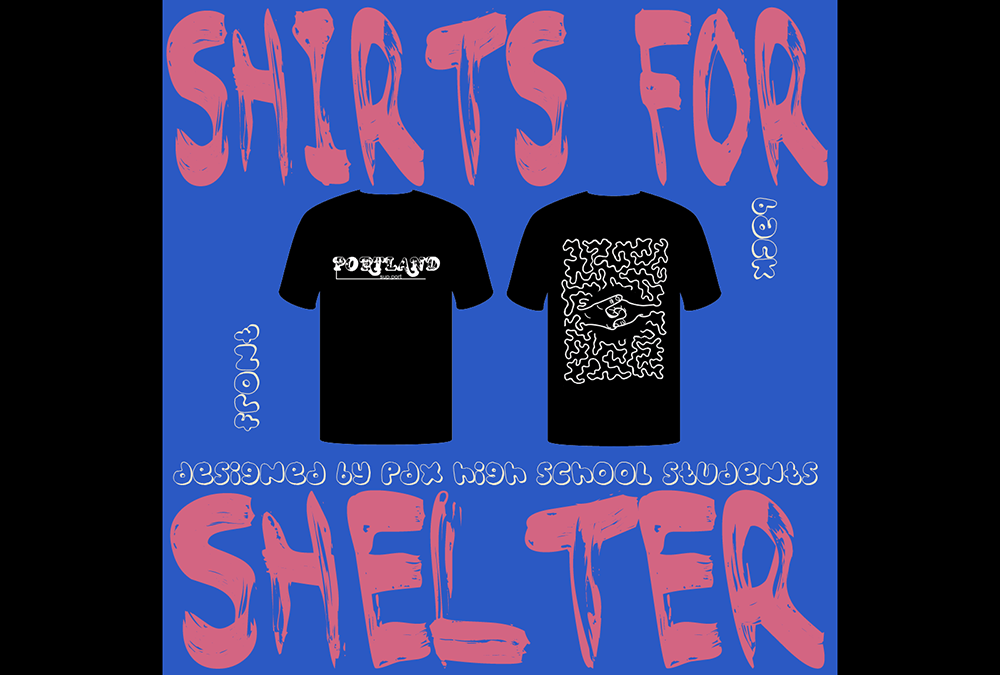 Shirts for shelter Tom Thake Grant High School fundraiser