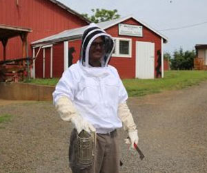 Beekeeping at Blanchet Farm