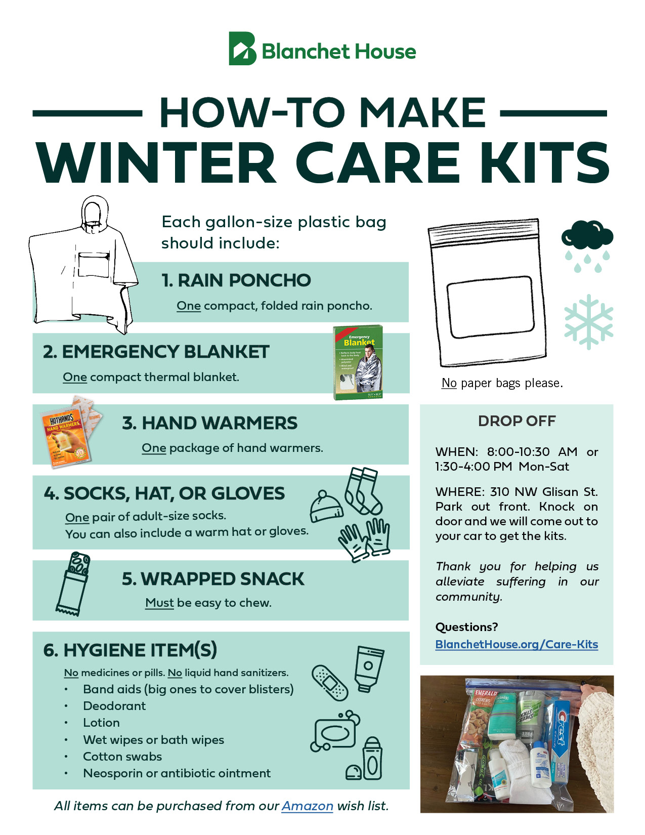 How-To Make Winter Care Kits