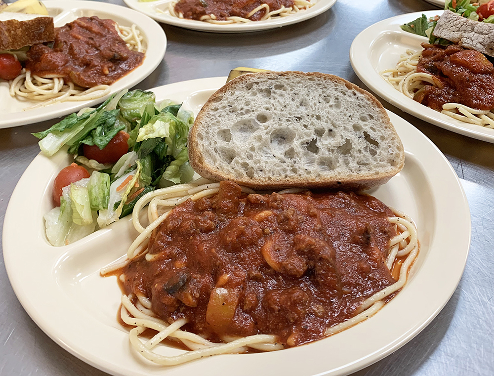 Spaghetti Donate Food