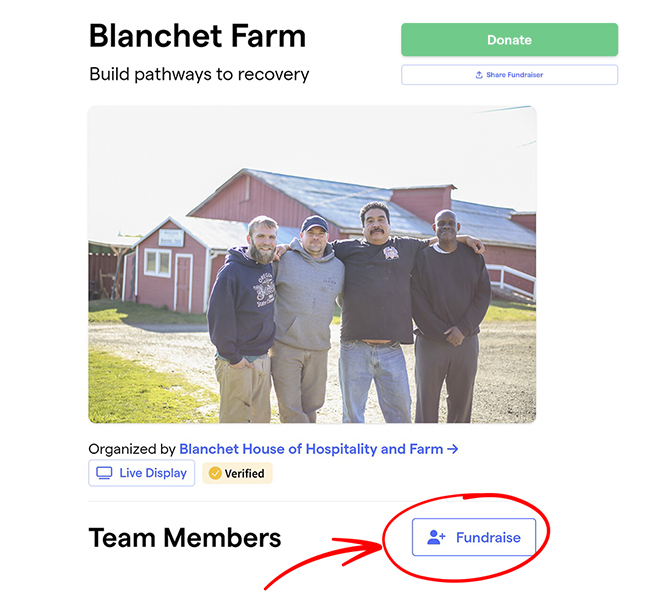 Blanchet Farm Fundraiser Give Butter Screenshot 2