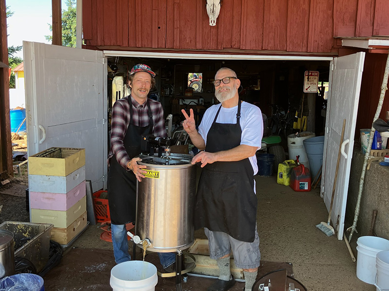Blanchet Farm Honey Extraction