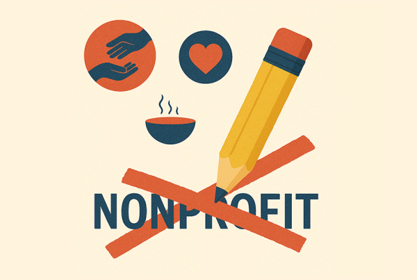 Retire the word Nonprofit blog graphic