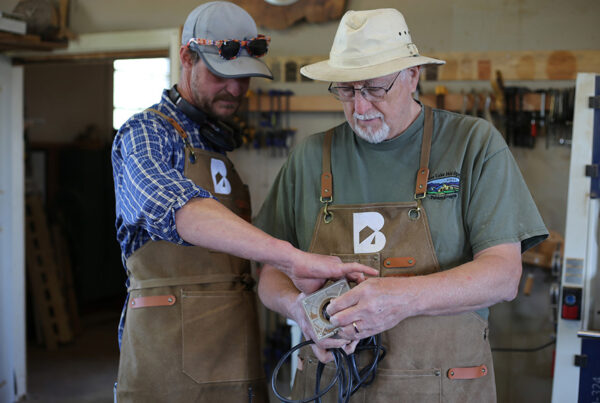 Volunteer Ted Coonfield Blanchet Farm