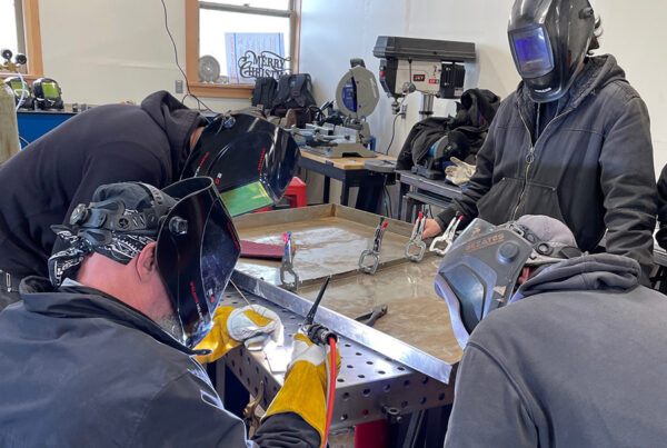 Blanchet Farm Metal Shop Training